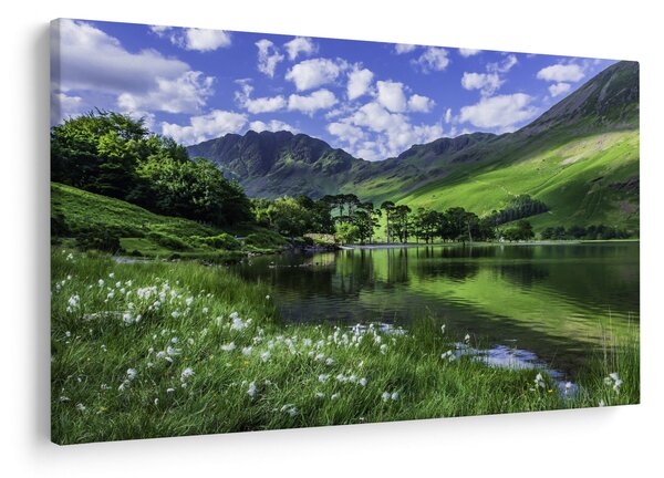 Tablou - Peisaj cu un lac (90x60 cm)