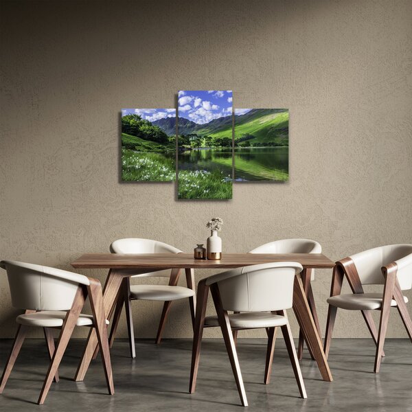 Tablou - Peisaj cu un lac (90x60 cm)