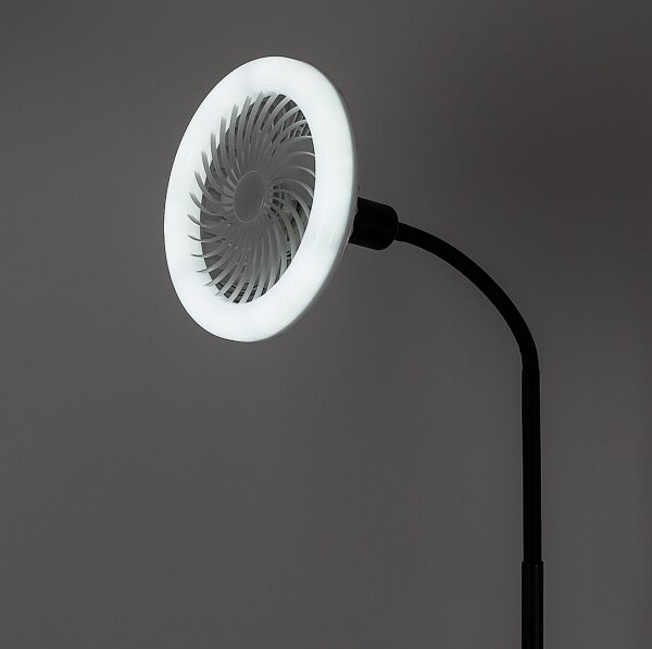 Lampă LED de podea cu ventilator Rabalux 74031, 1xE27/16W/230V