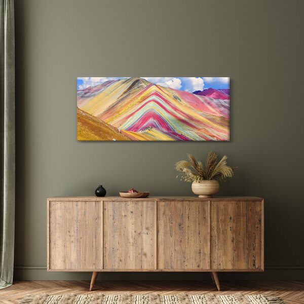 Tablou - Muntele Curcubeu, Peru (120x50 cm)