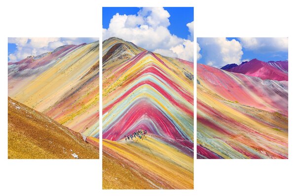Tablou - Muntele Curcubeu, Peru (90x60 cm)