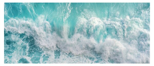 Tablou - Vedere a valurilor oceanului (120x50 cm)