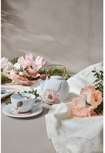 Ceașcă albă din porțelan 380 ml Hammershøi Poppy – Kähler Design