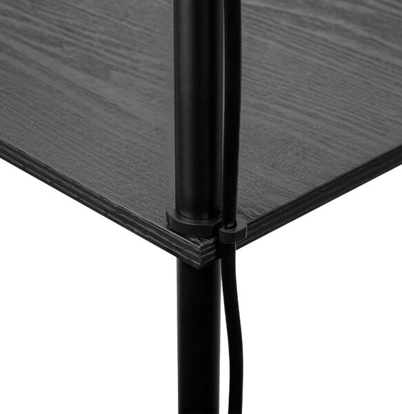 Lampă de podea JNH050-1F White cu rafturi