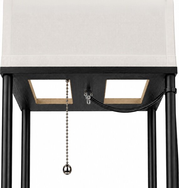 Lampă de podea JNH050-1F White cu rafturi