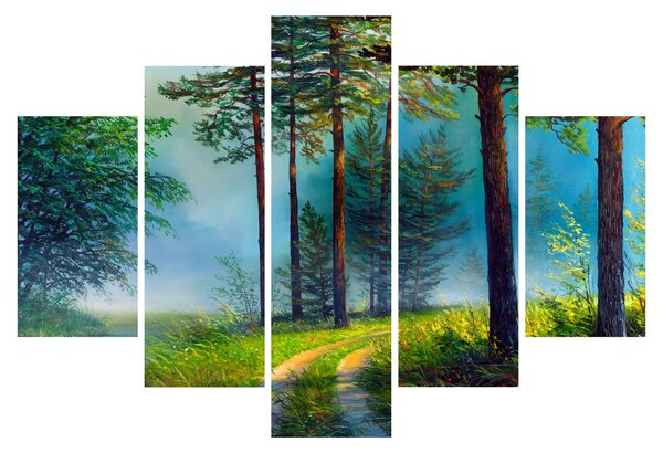 Tablou - Pictură în ulei de peisaj (150x105 cm)
