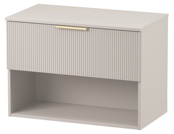 Cersanit Navado dulap cu blat 80x45x56.7 cm sub chiuveta pe perete cappucino-bej S1023-004