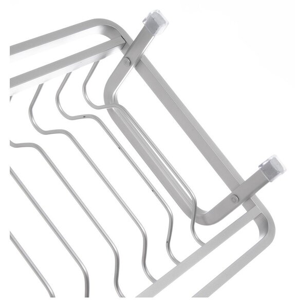 Scurgător de vase alb-negru din metal 41,5x17 cm Deluxe – Orion