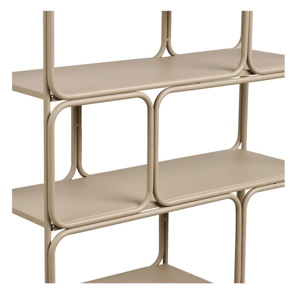 Raft bej etajat din metal 48 cm Lanciano – House Nordic