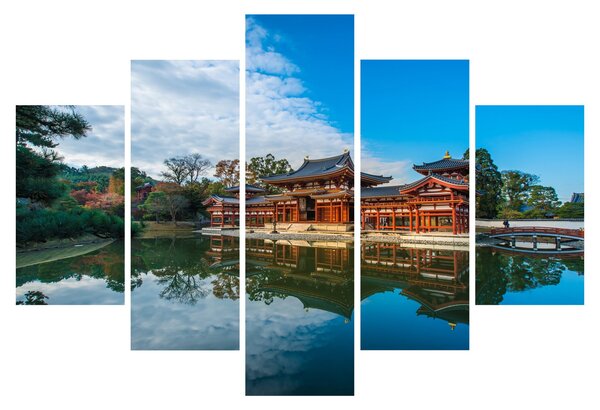 Tablou - Templul Byodo-in, Japonia (150x105 cm)