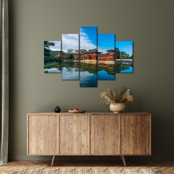 Tablou - Templul Byodo-in, Japonia (150x105 cm)