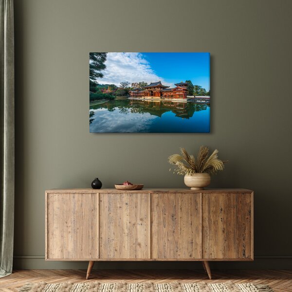 Tablou - Templul Byodo-in, Japonia (90x60 cm)