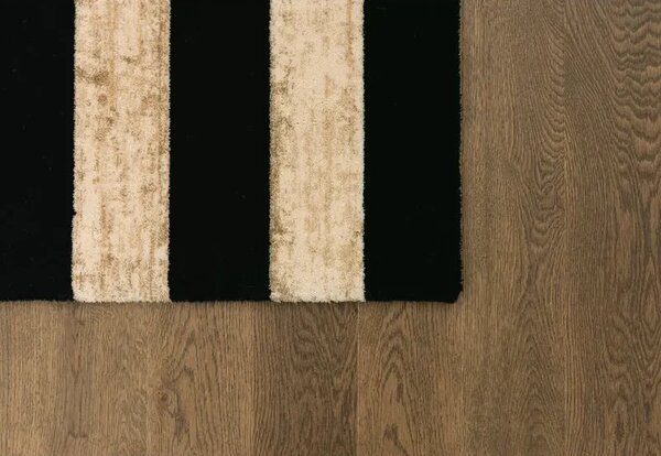 Covor lana Art Deco II black Selectează mărime: 133 X 190
