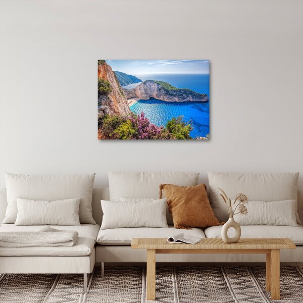 Tablou - Plaja Navagio, Grecia (70x50 cm)