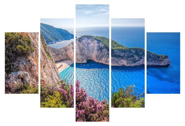 Tablou - Plaja Navagio, Grecia (150x105 cm)