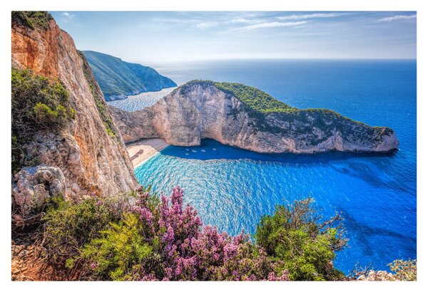 Tablou - Plaja Navagio, Grecia (90x60 cm)