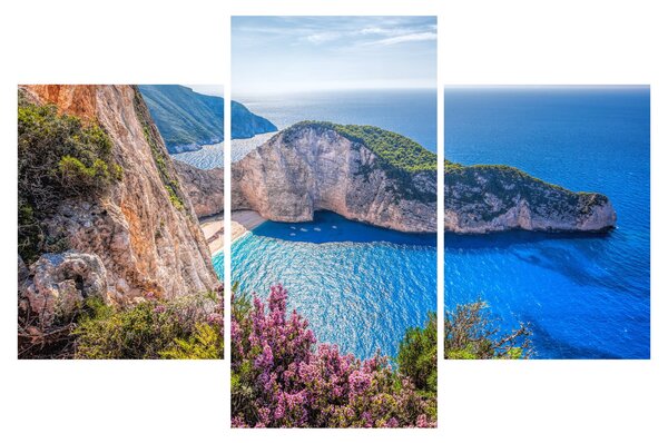 Tablou - Plaja Navagio, Grecia (90x60 cm)