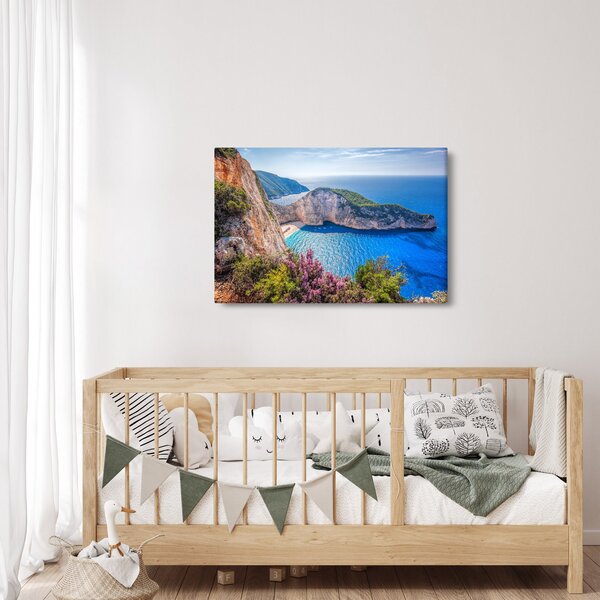 Tablou - Plaja Navagio, Grecia (90x60 cm)