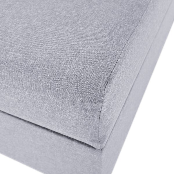 KONDELA Pat Boxspring, gri deschis, 140x200, ADARA