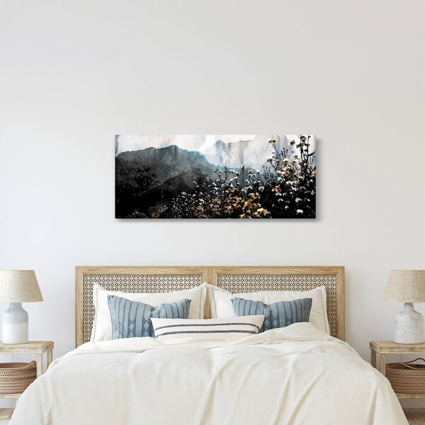 Tablou - Ilustrație de flori sălbatice (120x50 cm)