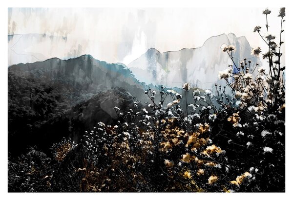 Tablou - Ilustrație de flori sălbatice (90x60 cm)