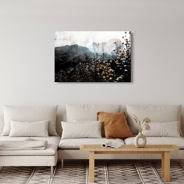 Tablou - Ilustrație de flori sălbatice (90x60 cm)