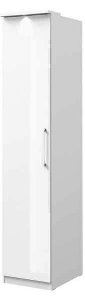 Dulap cu rafturi Centaury Typ 17 (alb + alb lucios). Promo -20%. 1031016
