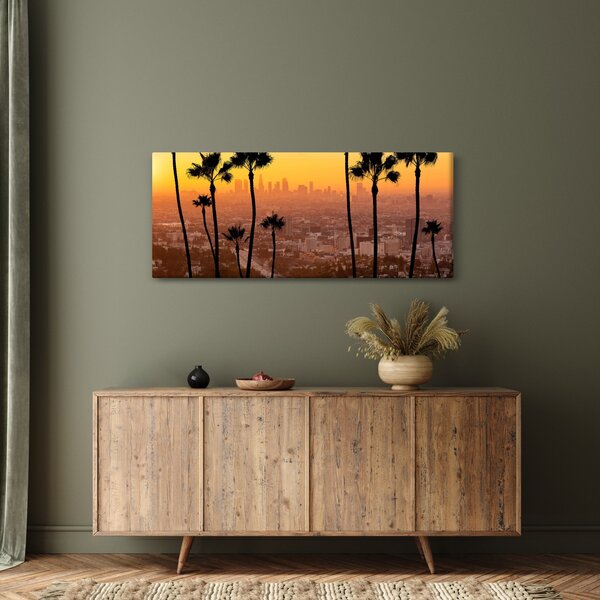 Tablou - Panorama din Los Angeles (120x50 cm)