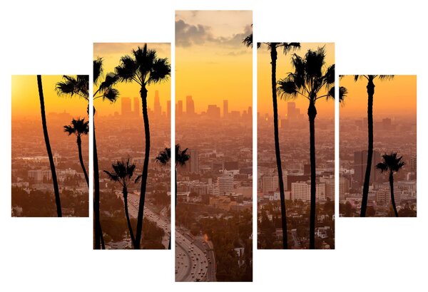 Tablou - Panorama din Los Angeles (150x105 cm)