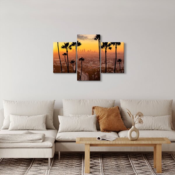 Tablou - Panorama din Los Angeles (90x60 cm)