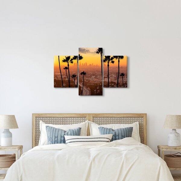 Tablou - Panorama din Los Angeles (90x60 cm)