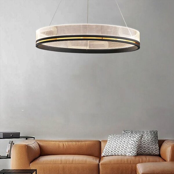 Lampă suspendată APP1192-CP Black Gold
