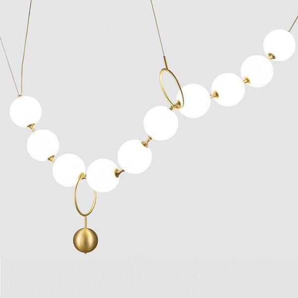 Lampă de tavan LED APP1444-10CP GOLD