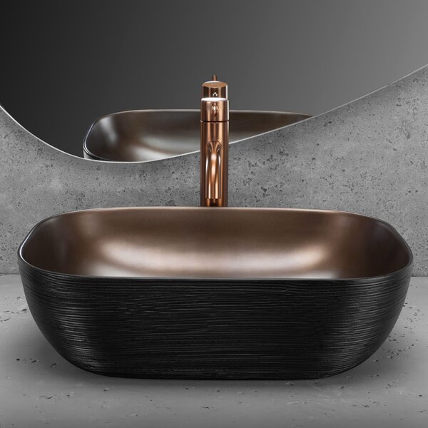 Lavoar pe blat Rea Belinda COPPER BRUSH / Black
