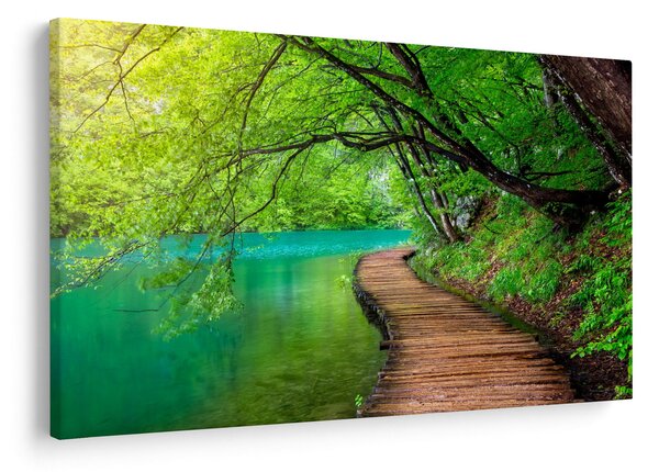 Tablou - Lacurile Plitvice (90x60 cm)