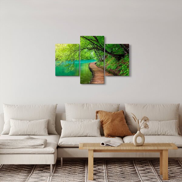 Tablou - Lacurile Plitvice (90x60 cm)