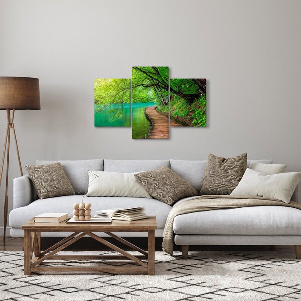 Tablou - Lacurile Plitvice (90x60 cm)