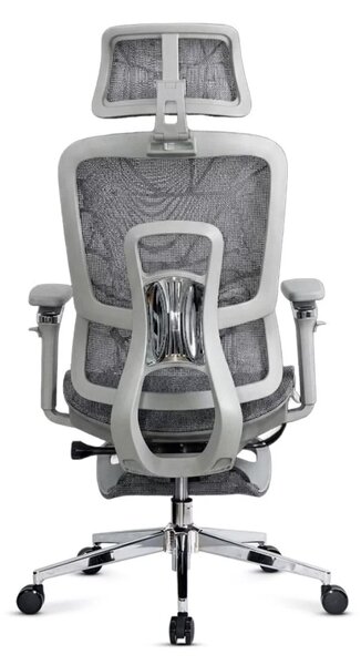 Scaun de birou VISION, brate 4D, mesh respirabil, Gri