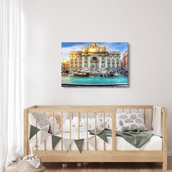 Tablou - Fântâna Trevi (90x60 cm)
