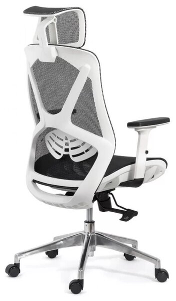 Scaun de birou AURIS, mecanism Multiblock, suport lombar, Mesh, Negru