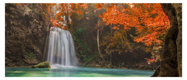 Tablou - Cascadă în Thailanda (120x50 cm)