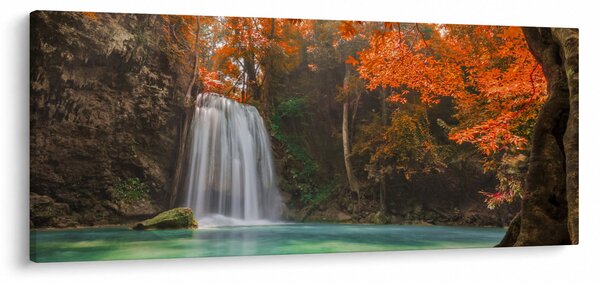 Tablou - Cascadă în Thailanda (120x50 cm)