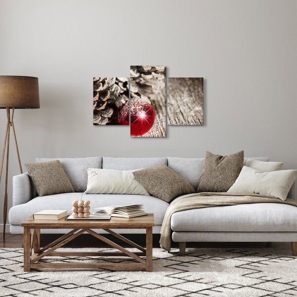 Tablou - Decorațiuni de Crăciun (90x60 cm)