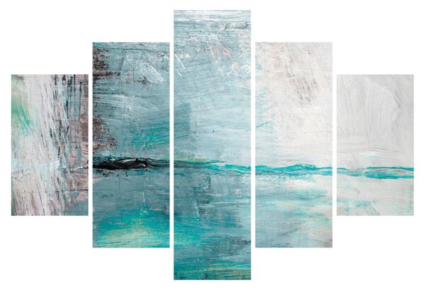 Tablou - pictură abstractă în ulei (150x105 cm)