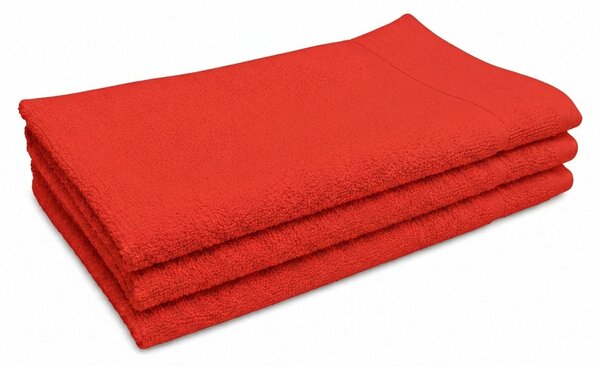 Prosop de maini Classic mic 30x50 cm rosu, 100% bumbac
