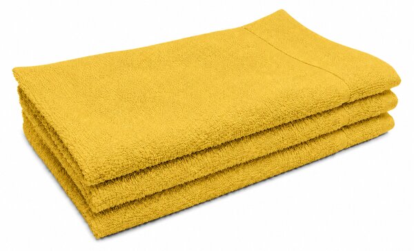 Prosop de maini Classic mic 30x50 cm galben, 100% bumbac