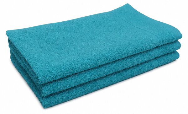 Prosop de maini Classic mic 30x50 cm cian, 100% bumbac
