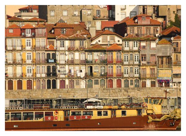 Tablou - Cartierul Waterfront, Portugalia (70x50 cm)