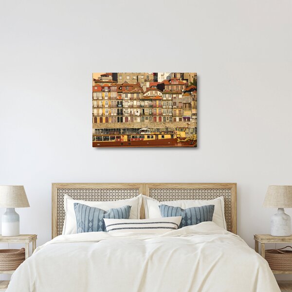 Tablou - Cartierul Waterfront, Portugalia (70x50 cm)