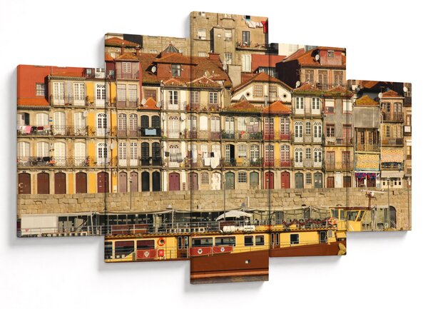 Tablou - Cartierul Waterfront, Portugalia (150x105 cm)